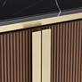 5_55 Downing Street Ludwig 47 1/4" Brown and Black Marble Accent Chest more views