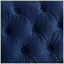 5_55 Downing Street Marilyn 93" Wide Blue Velvet Tufted Upholstered Sofa more views