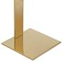 4_55 Downing Street Marten 10" Wide Gold and Acrylic Square Side Table more views