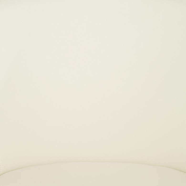 Image 4 55 Downing Street Nash Creme Faux Leather Modern Adjustable Office Chair more views