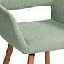 55 Downing Street Nelson Sea Foam Green Mid-Century Modern Dining Chair