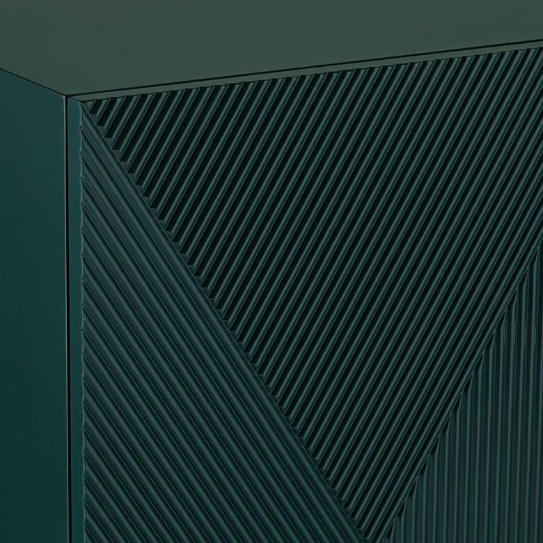 Image 4 55 Downing Street Saga 36" Wide Green and Gold 2-Door Accent Chest more views