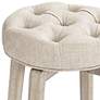 3_55 Downing Street Shelby 29" Whitewash Backless Swivel Bar Stool more views