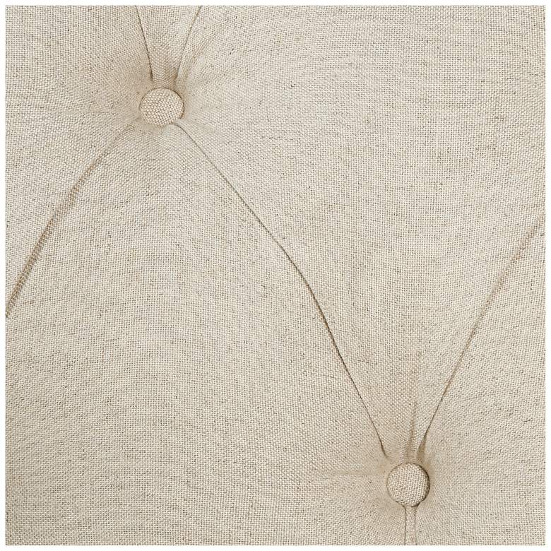 Image 4 55 Downing Street Tessa 90 3/4" Wide Tufted Beige Linen French Sofa more views