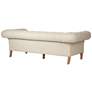 55 Downing Street Tessa 90 3/4" Wide Tufted Beige Linen French Sofa in scene