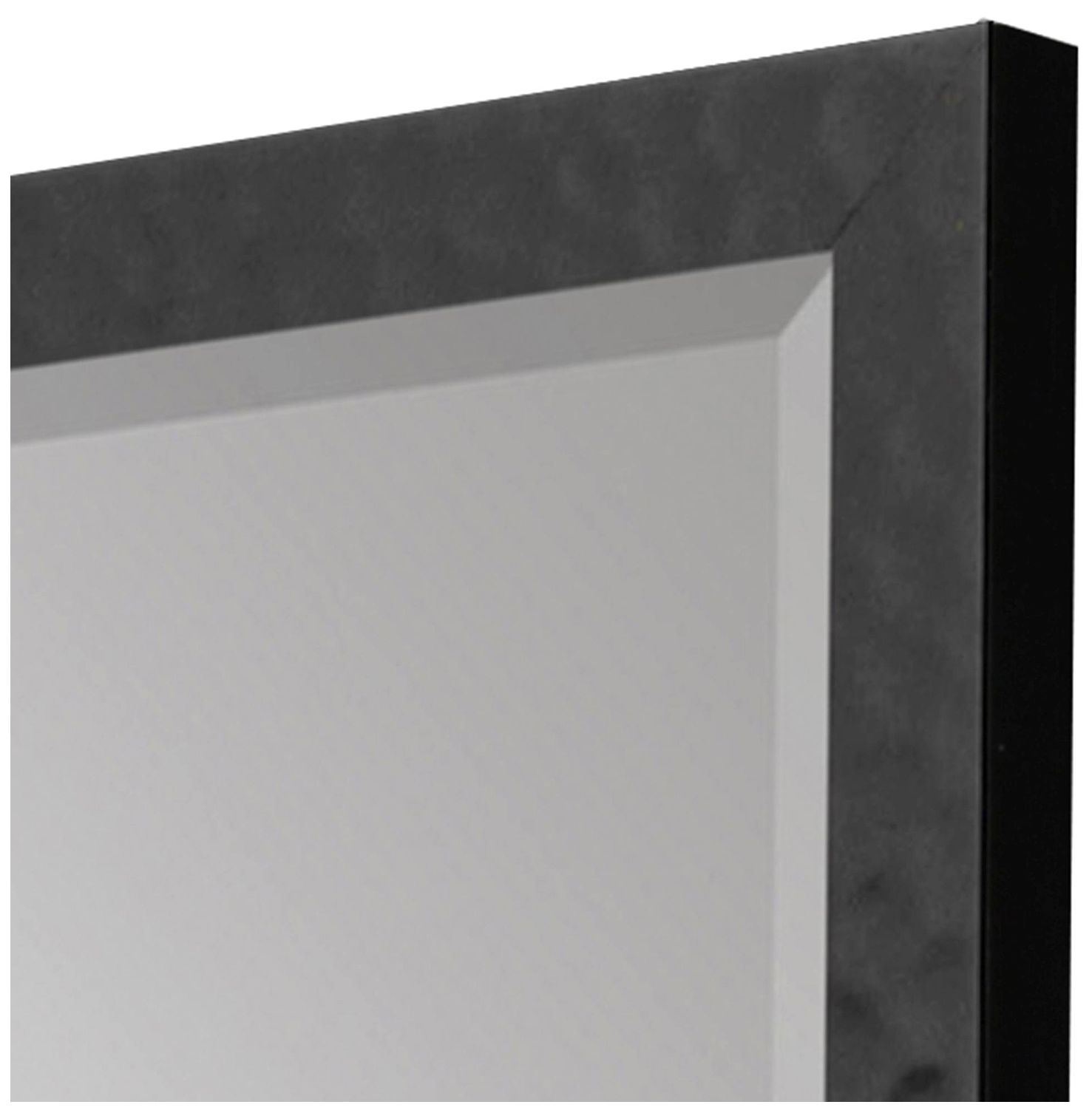 Image 4 #550 Black Wall Mirror - 24" x 30" more views