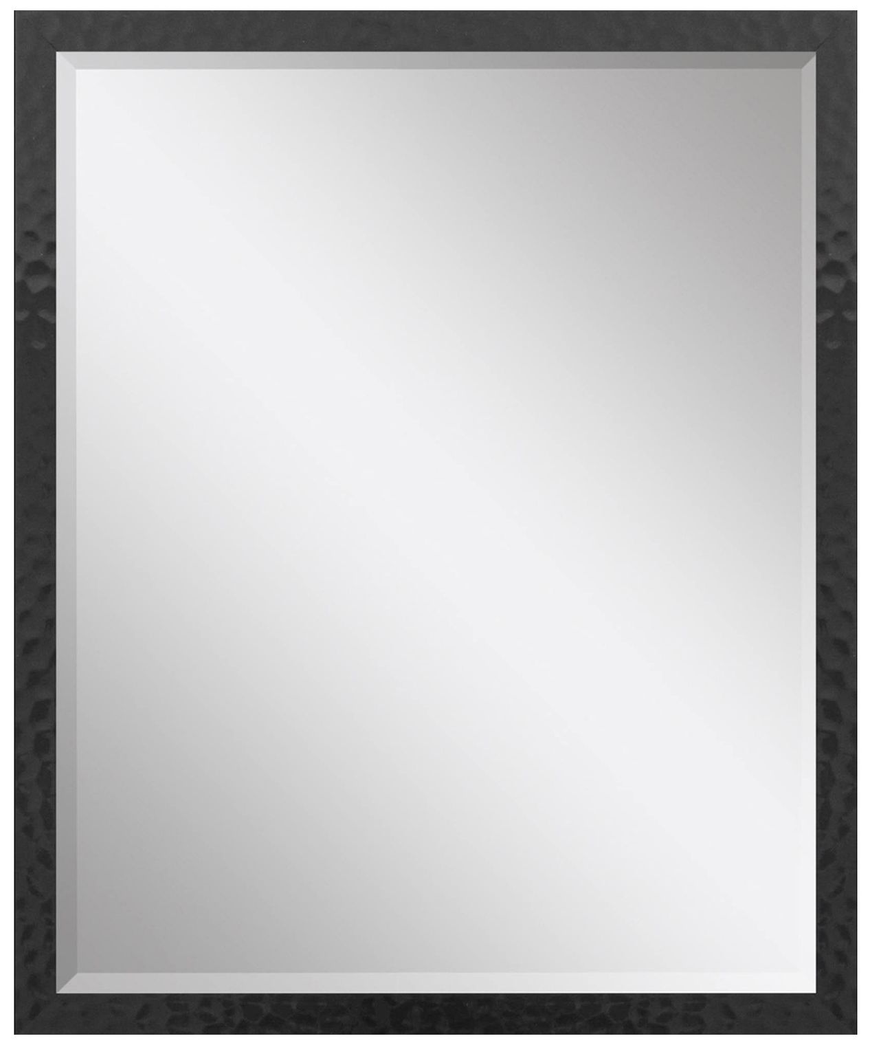 Image 2 #550 Black Wall Mirror - 26" x 32"