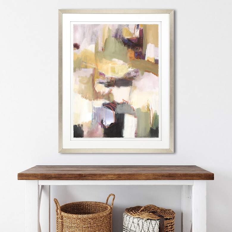 Image 1 Grace 51" High Rectangular Giclee Framed Canvas Wall Art in scene