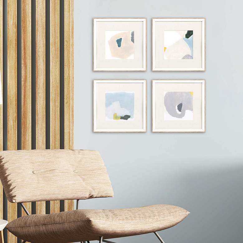 Image 1 Tilt 15" Square 4-Piece Framed Wall Art Set in scene