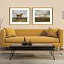 1_Equestrian I 27" Wide 2-Piece Giclee Framed Wall Art Set in scene