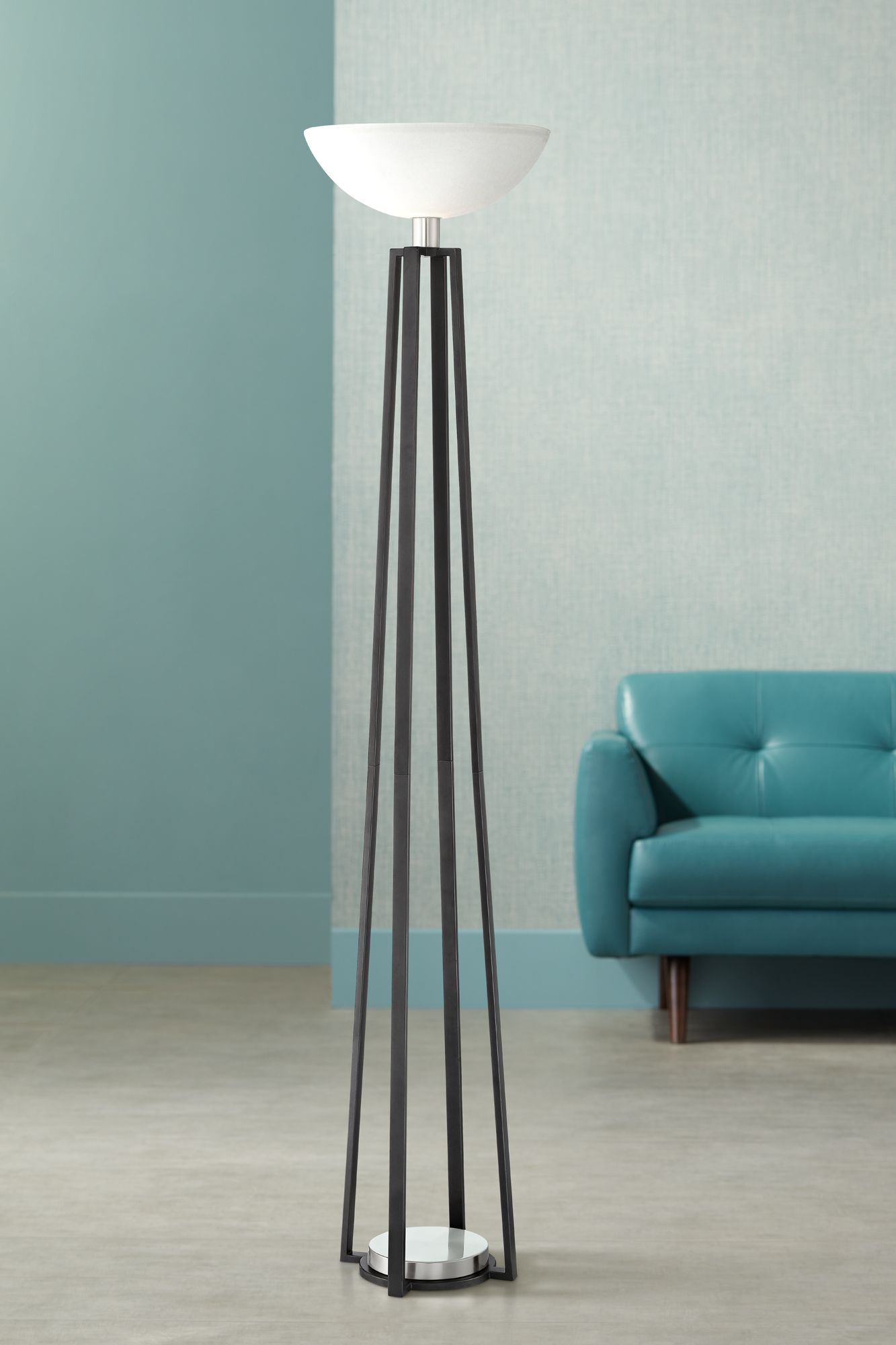 Gray, Contemporary, Floor Lamps Lamps Plus