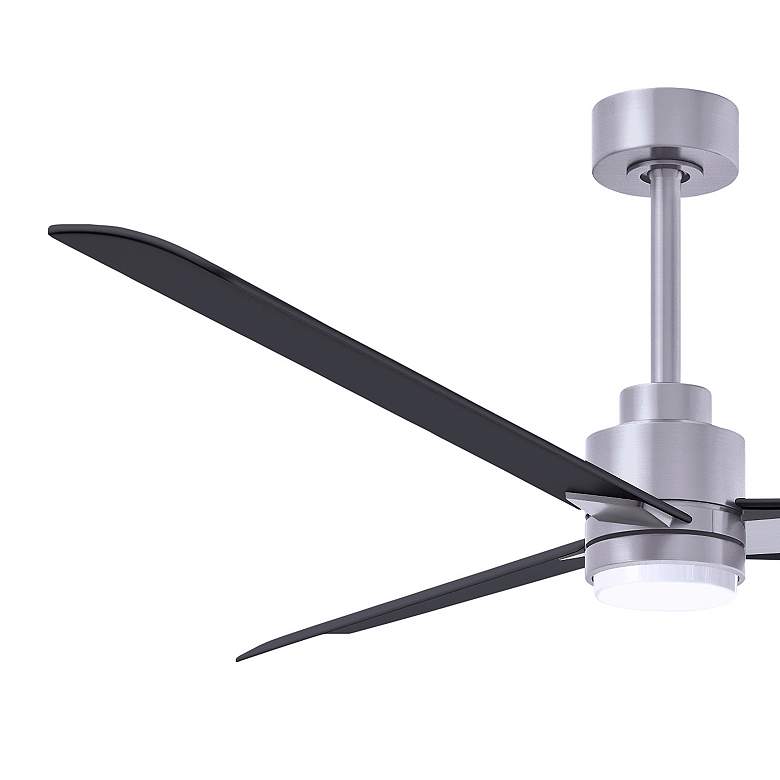 Image 4 56" Alessandra Brushed Nickel and Black LED Ceiling Fan more views