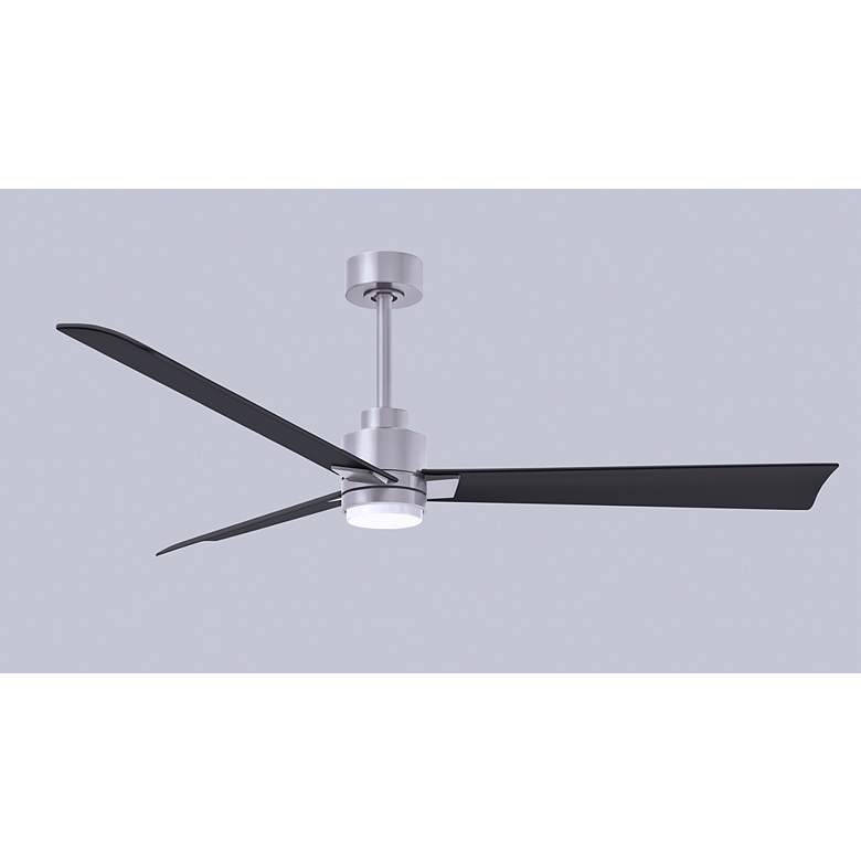 Image 6 56" Alessandra Brushed Nickel and Black LED Ceiling Fan more views