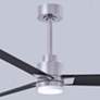 7_56" Alessandra Brushed Nickel and Black LED Ceiling Fan more views