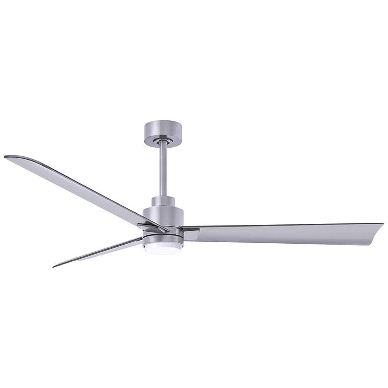 Image 2 56" Alessandra Brushed Nickel and Nickel LED Ceiling Fan