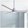 56" Alessandra Brushed Nickel and Nickel LED Ceiling Fan