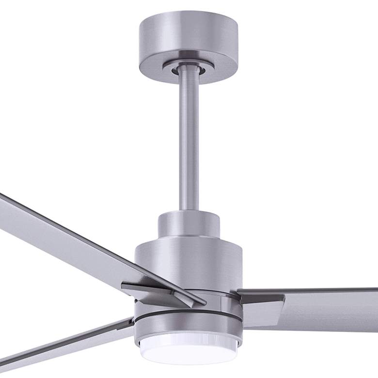 Image 3 56" Alessandra Brushed Nickel and Nickel LED Ceiling Fan more views