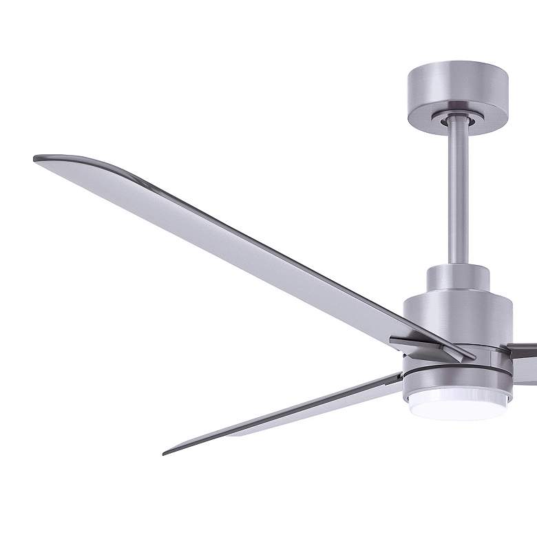Image 5 56" Alessandra Brushed Nickel and Nickel LED Ceiling Fan more views