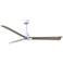56" Alessandra Matte White and Gray Ash LED Ceiling Fan
