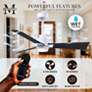 56" Alessandra Matte White and Matte Black LED Ceiling Fan
