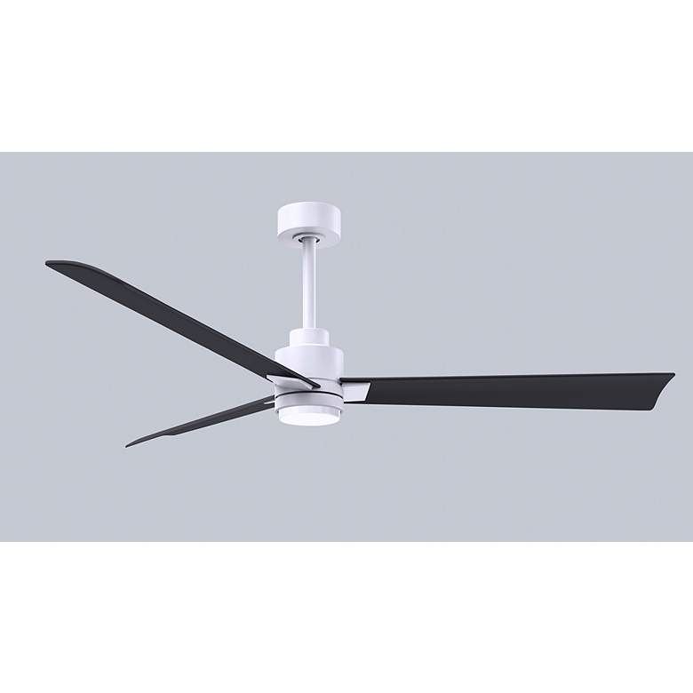 Image 6 56" Alessandra Matte White and Matte Black LED Ceiling Fan more views