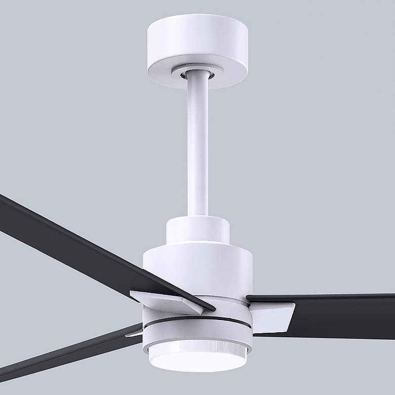 Image 7 56" Alessandra Matte White and Matte Black LED Ceiling Fan more views
