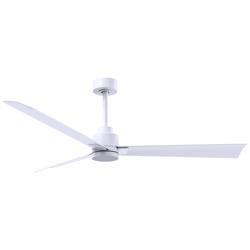 56&quot; Alessandra Matte White and Matte White Ceiling Fan