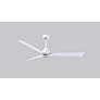 6_56" Alessandra Matte White and Matte White Ceiling Fan more views