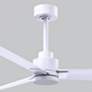 7_56" Alessandra Matte White and Matte White Ceiling Fan more views
