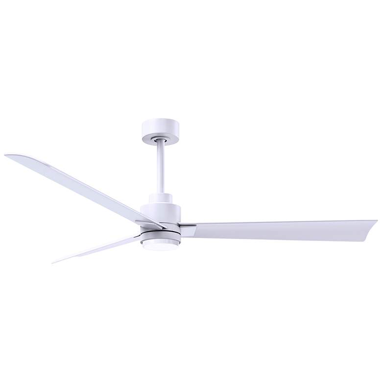 Image 1 56" Alessandra Matte White and Matte White LED Ceiling Fan
