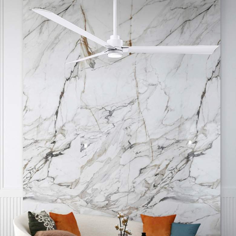 Image 6 56" Alessandra Matte White and Matte White LED Ceiling Fan more views