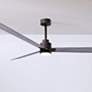 2_56" Alessandra Textured Bronze and Barnwood LED Ceiling Fan