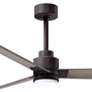 3_56" Alessandra Textured Bronze and Gray Ash LED Ceiling Fan more views