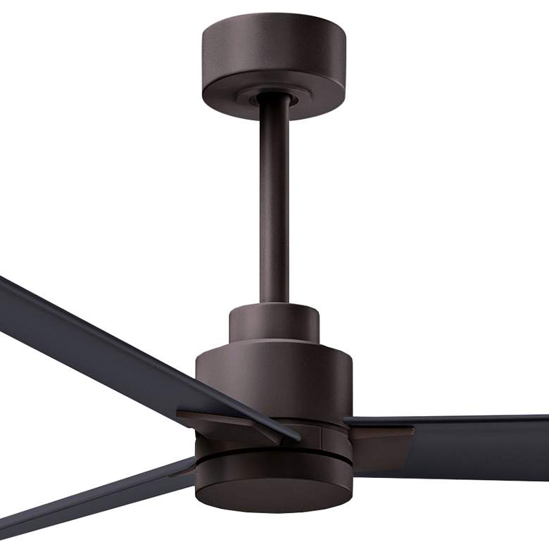 Image 2 56" Alessandra Textured Bronze and Matte Black Ceiling Fan more views