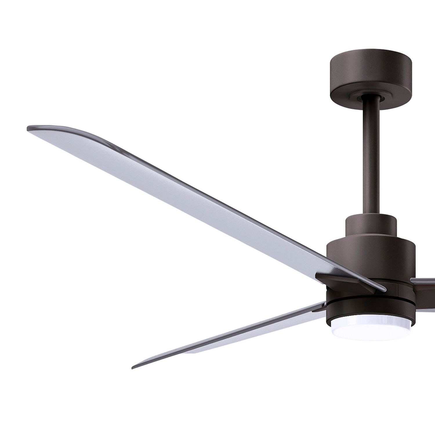 Image 4 56" Alessandra Textured Bronze and Nickel LED Ceiling Fan more views