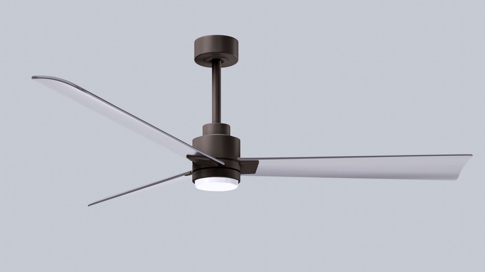 Image 6 56" Alessandra Textured Bronze and Nickel LED Ceiling Fan more views