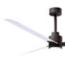 4_56" Alessandra Textured Bronze and White LED Ceiling Fan more views