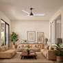 5_56" Alessandra Textured Bronze and White LED Ceiling Fan more views