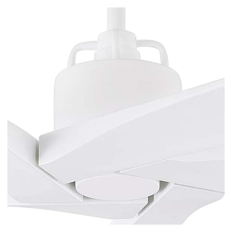 Image 3 56" Aspen Matte White Outdoor Ceiling Fan with Remote more views