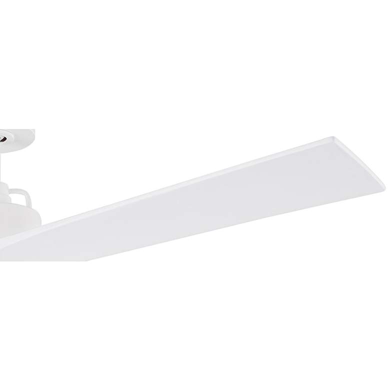 Image 4 56" Aspen Matte White Outdoor Ceiling Fan with Remote more views
