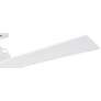 56" Aspen Matte White Outdoor Ceiling Fan with Remote