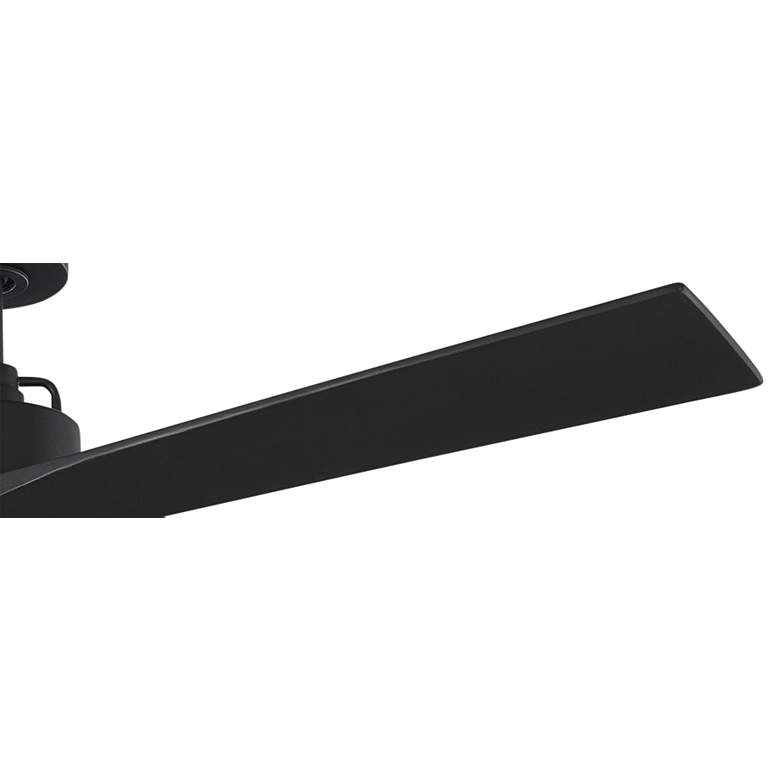 Image 4 56" Aspen Midnight Black Outdoor Ceiling Fan with Remote more views