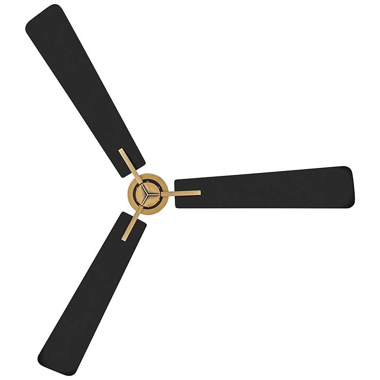 Image 7 56" Atticus Heritage Brass and Black LED Smart Ceiling Fan more views