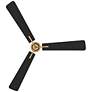 7_56" Atticus Heritage Brass and Black LED Smart Ceiling Fan more views