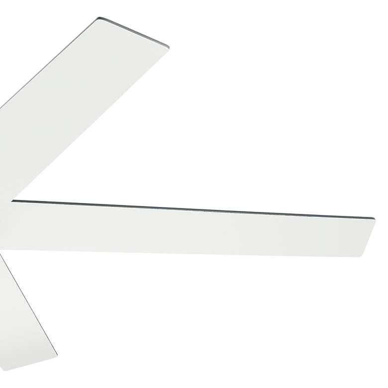 Image 7 56" Brahm Natural Brass LED Ceiling Fan with White Blades more views