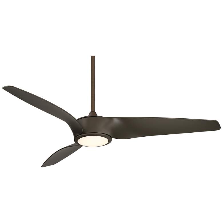 56 inch Casa Como Oil-Rubbed Bronze LED Ceiling Fan with Remote