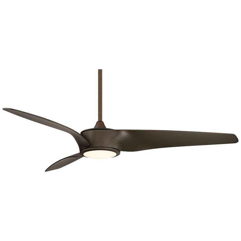56 inch Casa Como Oil-Rubbed Bronze LED Ceiling Fan with Remote more views