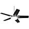 56" Casa Endeavor® Nickel Matte Black LED Ceiling Fan