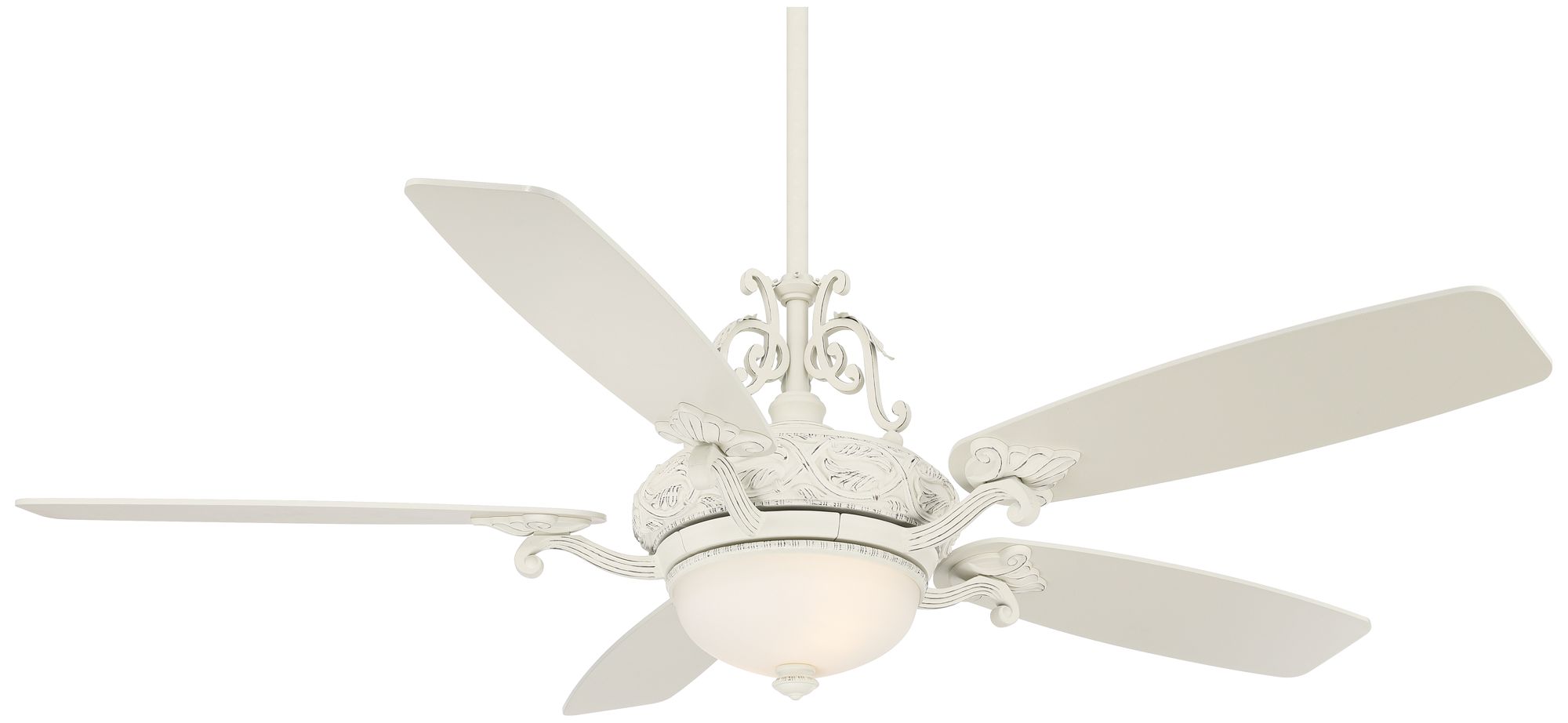 Image 3 56" Casa Esperanza French White LED Ceiling Fan with Remote