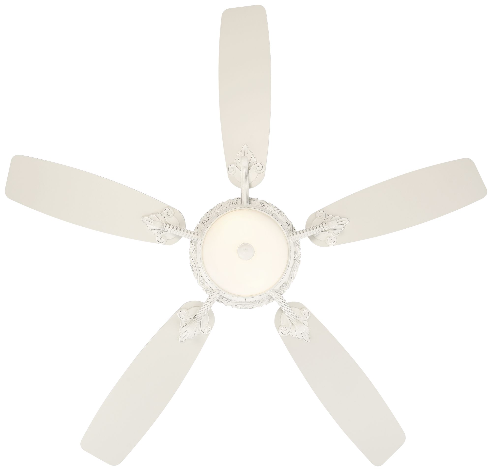 56" Casa Esperanza French White LED Ceiling Fan with Remote in scene